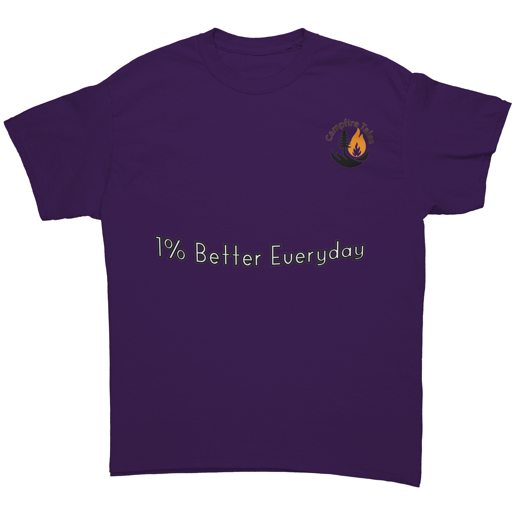1% Better Everyday Motivational T-Shirt | Inspirational Graphic Tee view 2